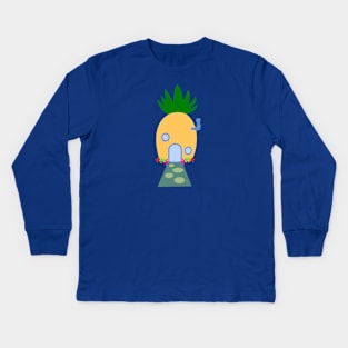 Under Sea Pineapple Kids Long Sleeve T-Shirt